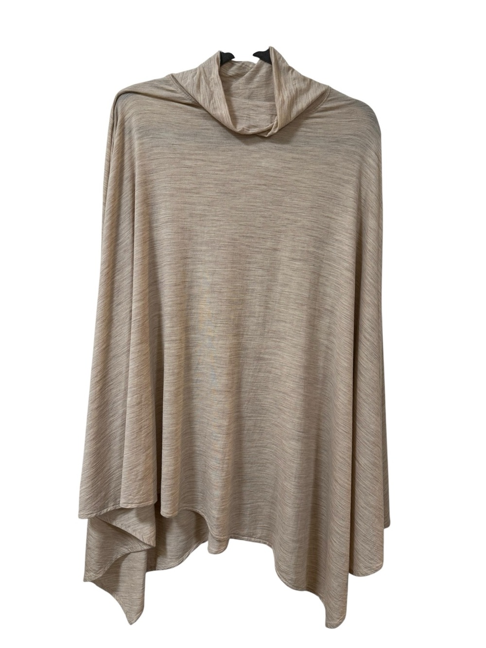 Coolibar Maidstone Merino SUNTECT poncho oatmeal beige 2X/3X UPF50+ travel